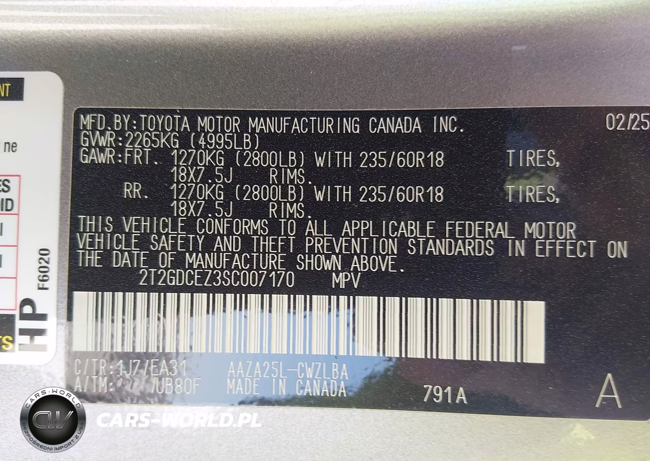 2025 Lexus Nx 250 Premium VIN:2T2GDCEZ3SC007170 - 9