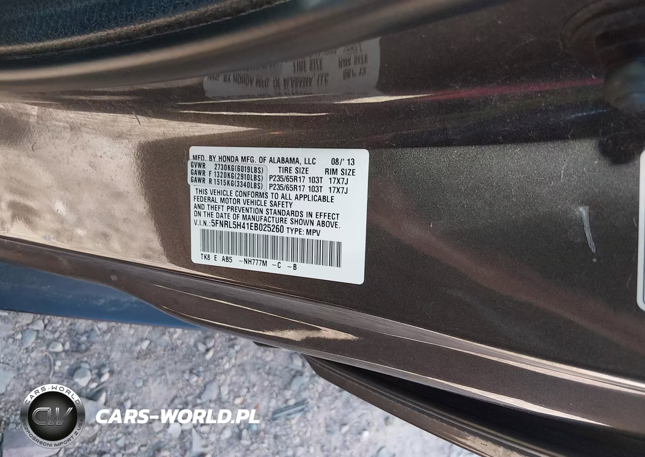 2014 Honda Odyssey Ex VIN:5FNRL5H41EB025260 - 9