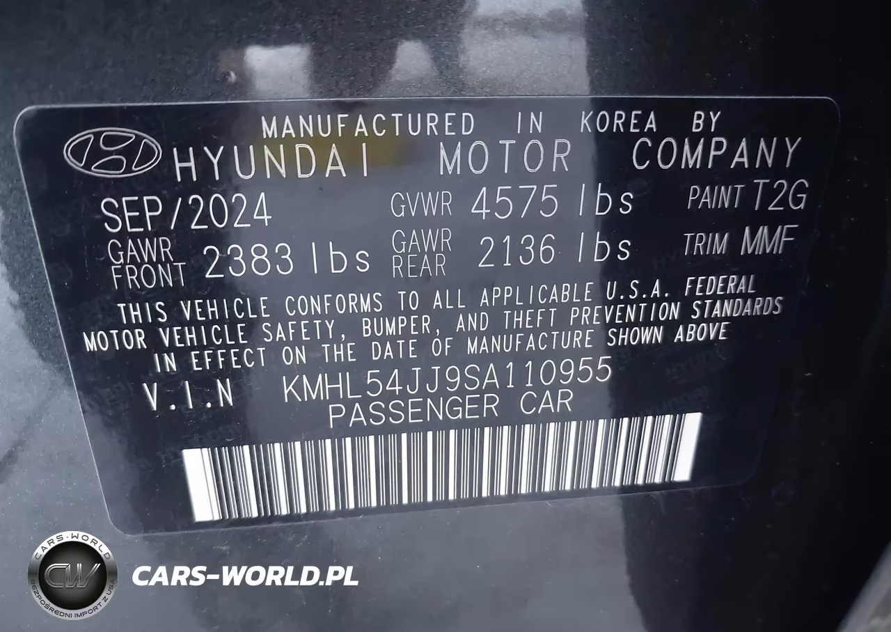 2025 Hyundai Sonata Hybrid Limited VIN:KMHL54JJ9SA110955 - 9