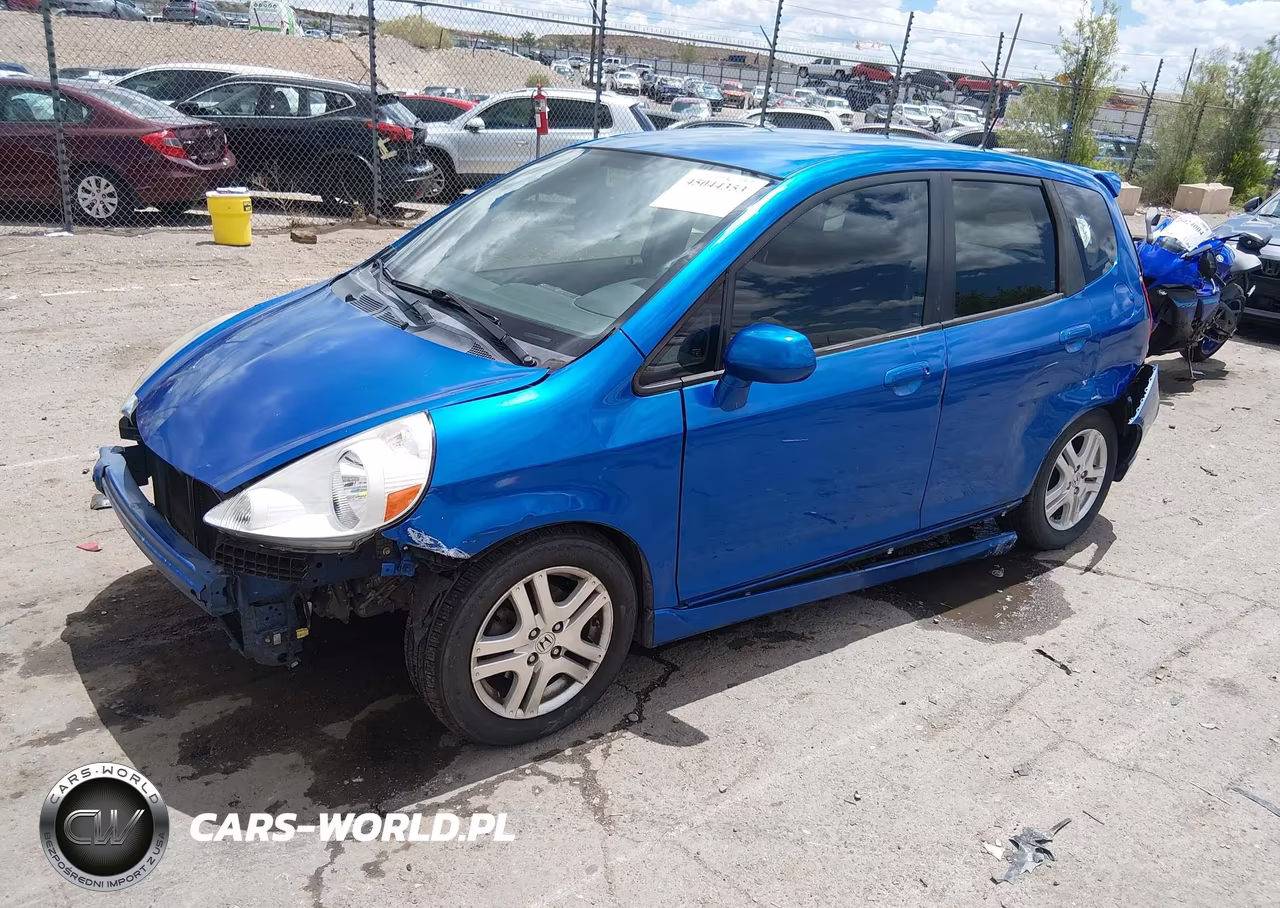 2008 Honda Fit Sport VIN:JHMGD38668S074129 - 2