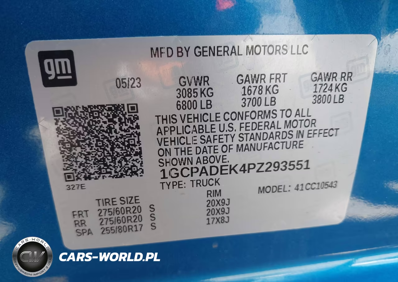 2023 Chevrolet Silverado 1500 2Wd Short Bed Rst VIN:1GCPADEK4PZ293551 - 9
