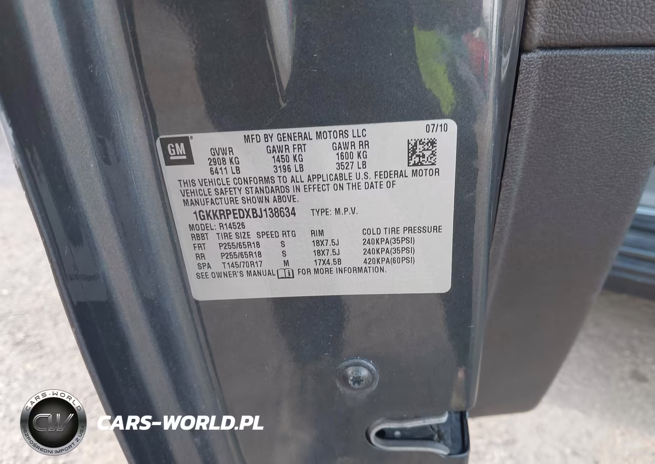 2011 GMC Acadia Sle VIN:1GKKRPEDXBJ138634 - 9