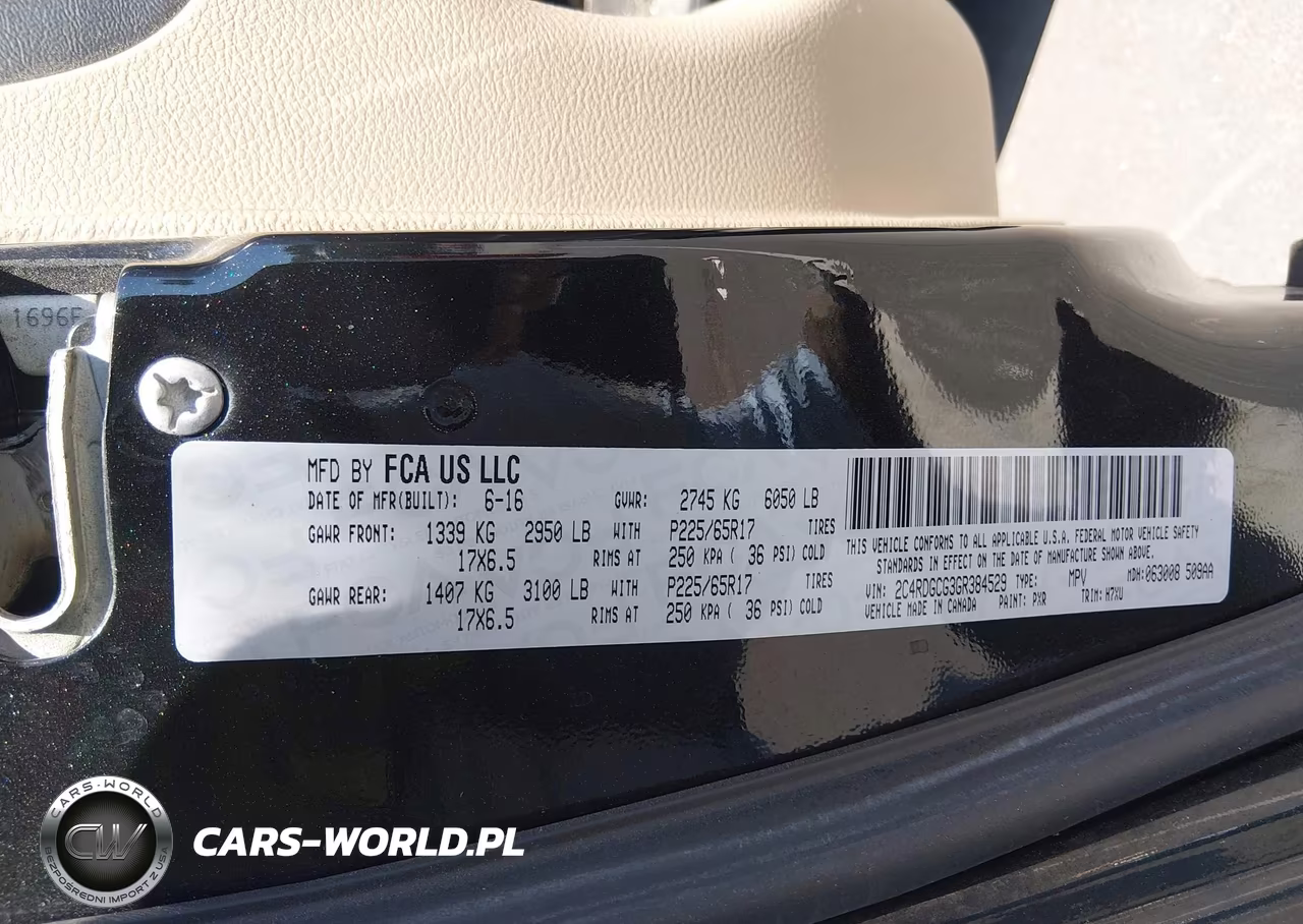 2016 Dodge Grand Caravan Sxt VIN:2C4RDGCG3GR384529 - 9