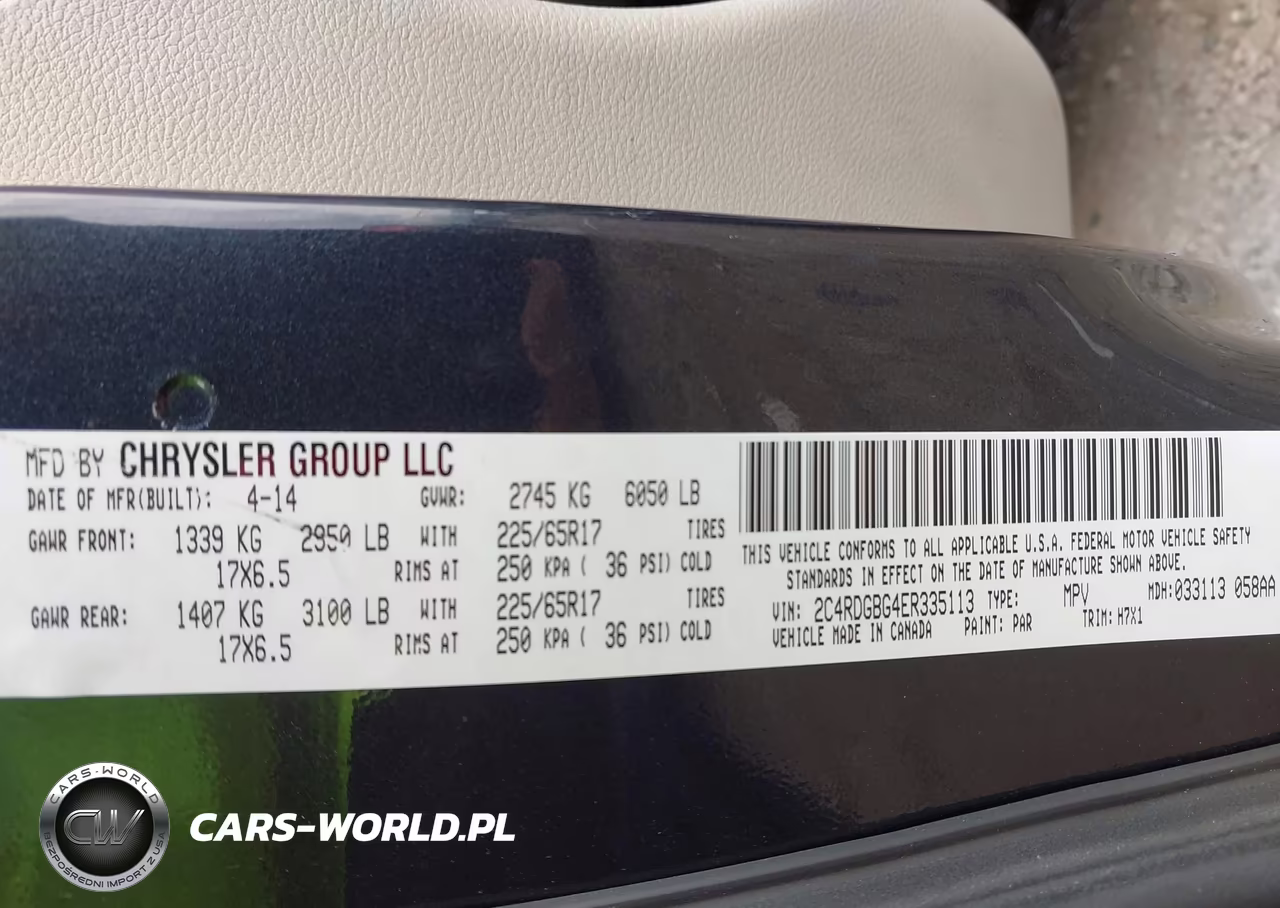 2014 Dodge Grand Caravan American Value Pkg VIN:2C4RDGBG4ER335113 - 9