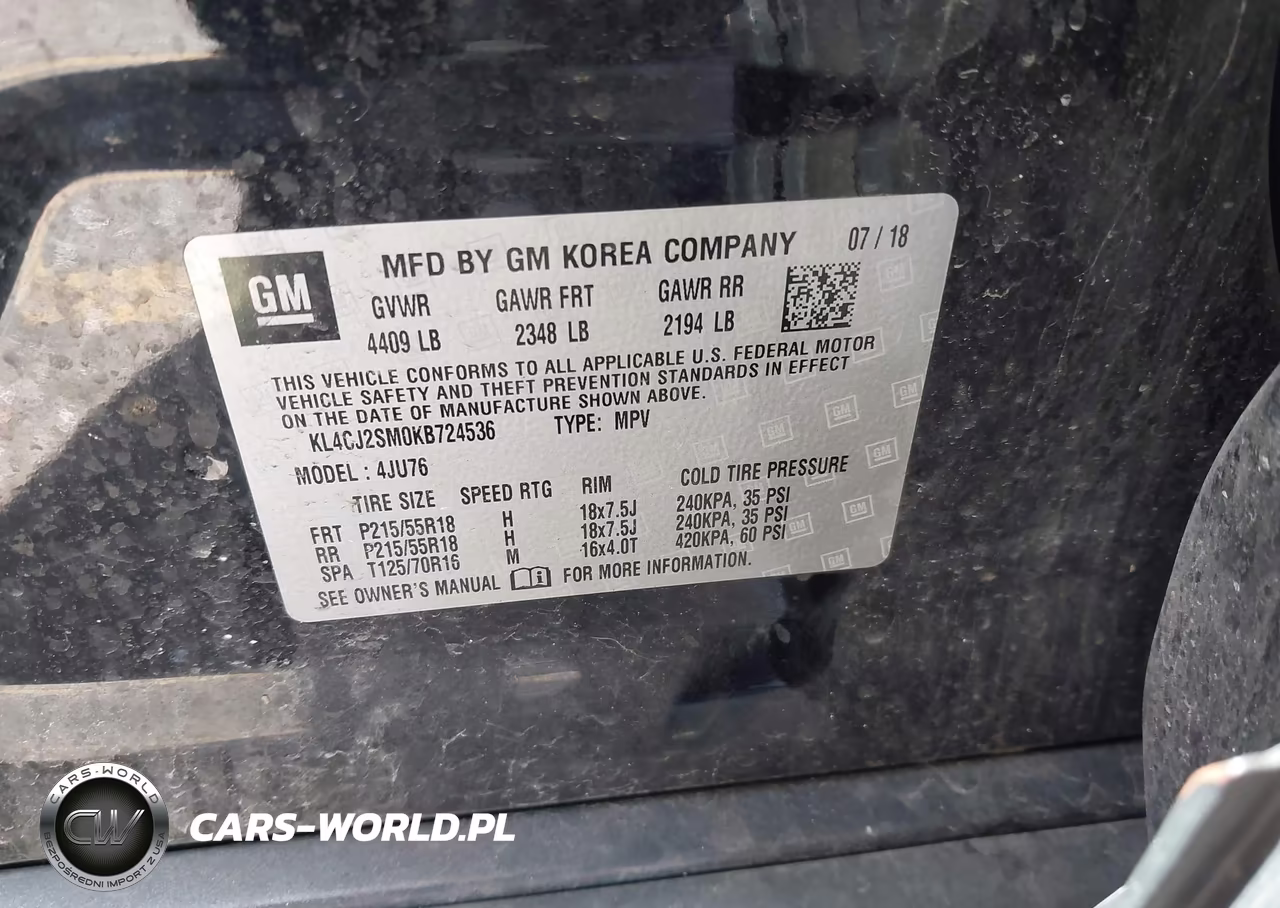 2019 Buick Encore Awd Sport Touring VIN:KL4CJ2SM0KB724536 - 9