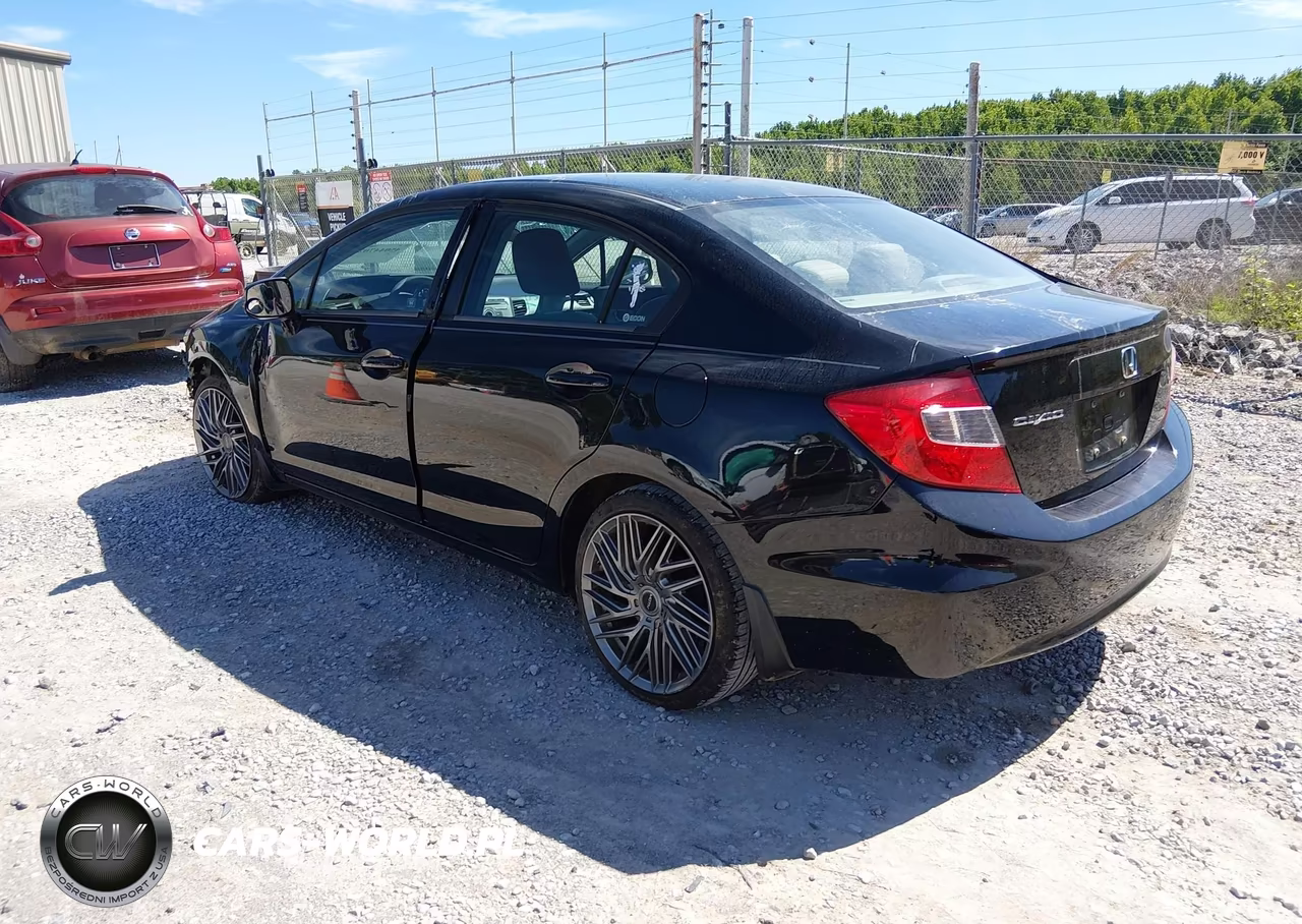 2012 Honda Civic Lx VIN:19XFB2F58CE027896 - 3