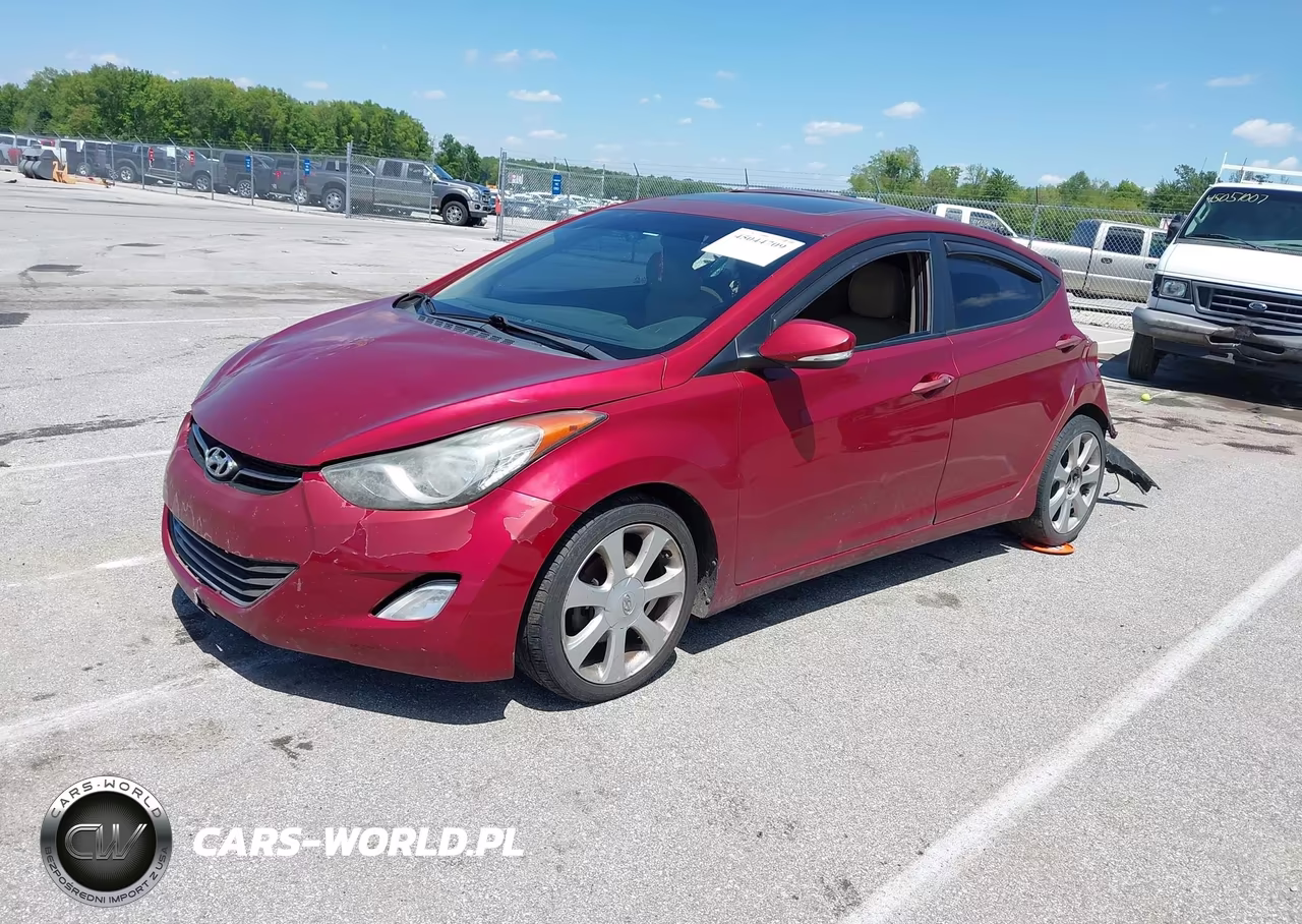 2013 Hyundai Elantra Limited VIN:5NPDH4AE2DH452746 - 2
