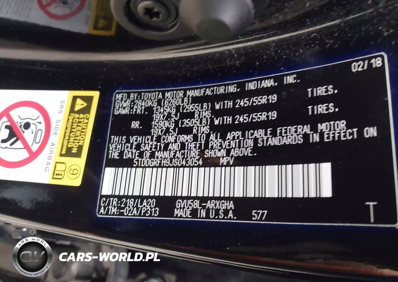 2018 Toyota Highlander Hybrid Limited Platinum VIN:5TDDGRFH9JS043054 - 9