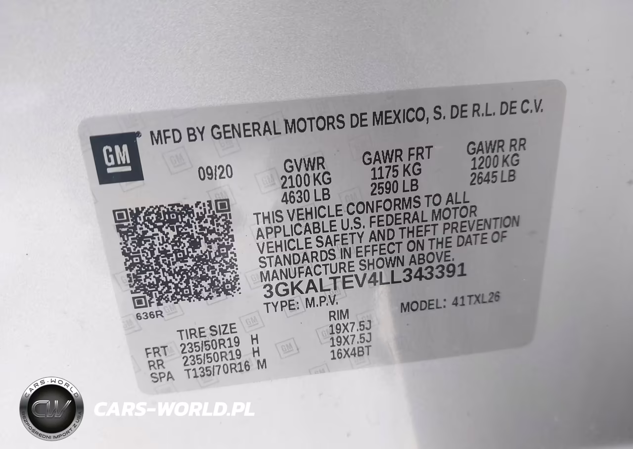 2020 GMC Terrain Awd Sle VIN:3GKALTEV4LL343391 - 9