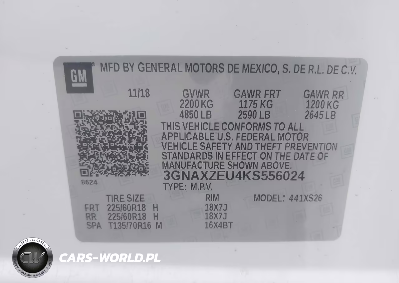2019 Chevrolet Equinox Premier VIN:3GNAXZEU4KS556024 - 9
