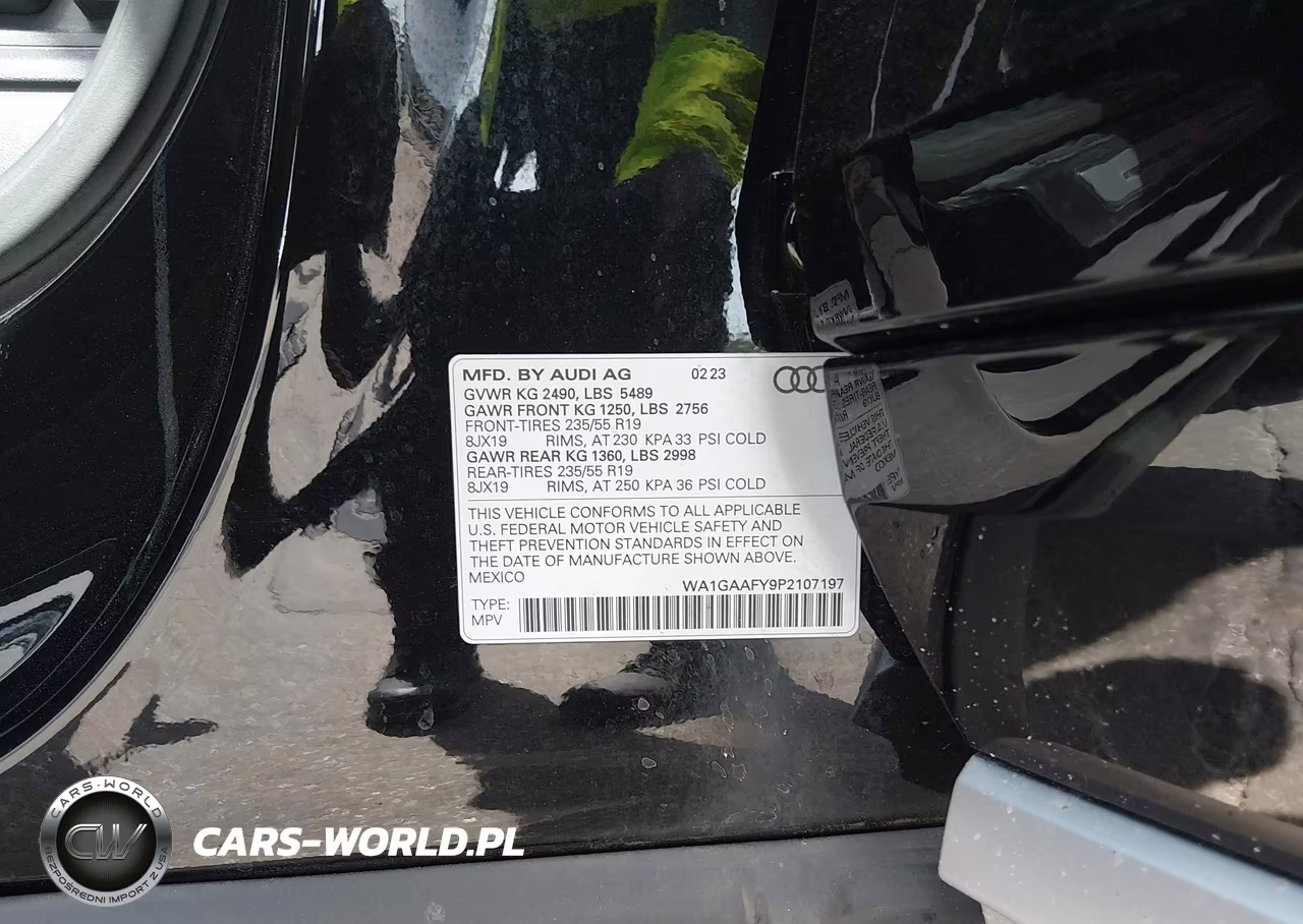 2023 Audi Q5 Premium 45 Tfsi S Line Quattro VIN:WA1GAAFY9P2107197 - 9