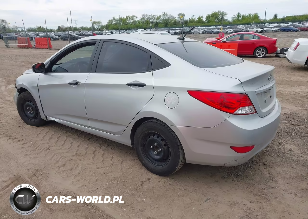 2012 Hyundai Accent Gls VIN:KMHCT4AE4CU034683 - 3