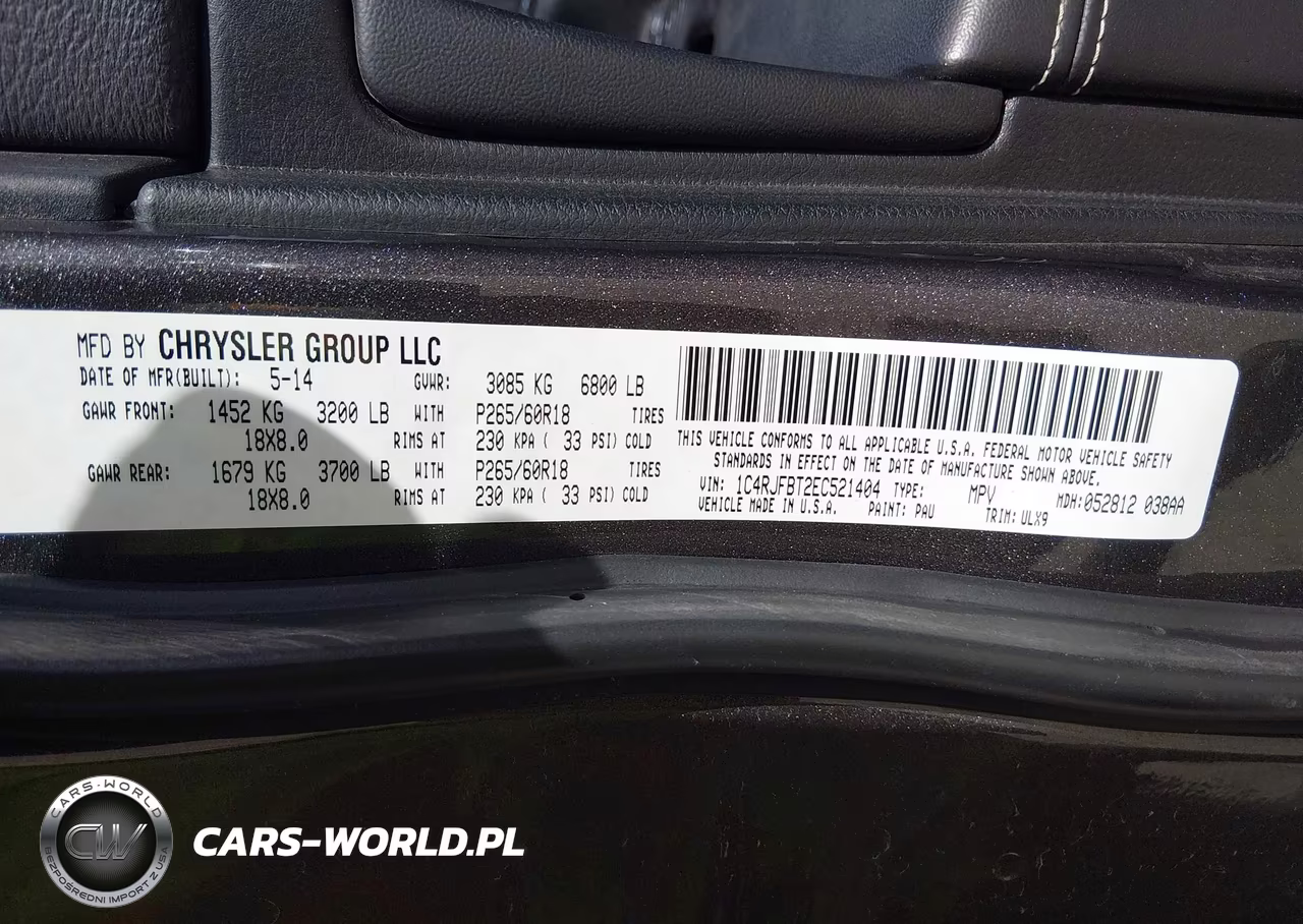 2014 Jeep Grand Cherokee Limited VIN:1C4RJFBT2EC521404 - 9