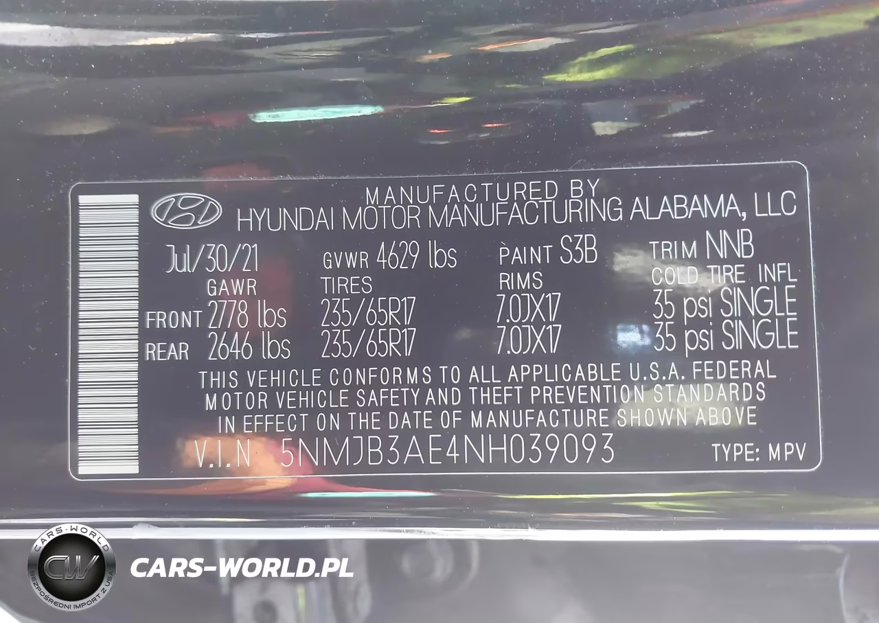 2022 Hyundai Tucson Sel VIN:5NMJB3AE4NH039093 - 9