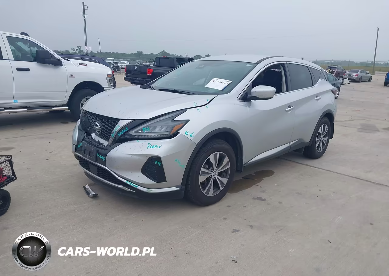 2022 Nissan Murano S Fwd VIN:5N1AZ2AJ4NC124948 - 2