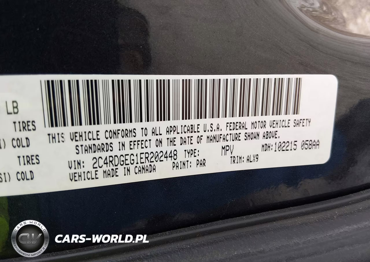 2014 Dodge Grand Caravan R-T VIN:2C4RDGEG1ER202448 - 9