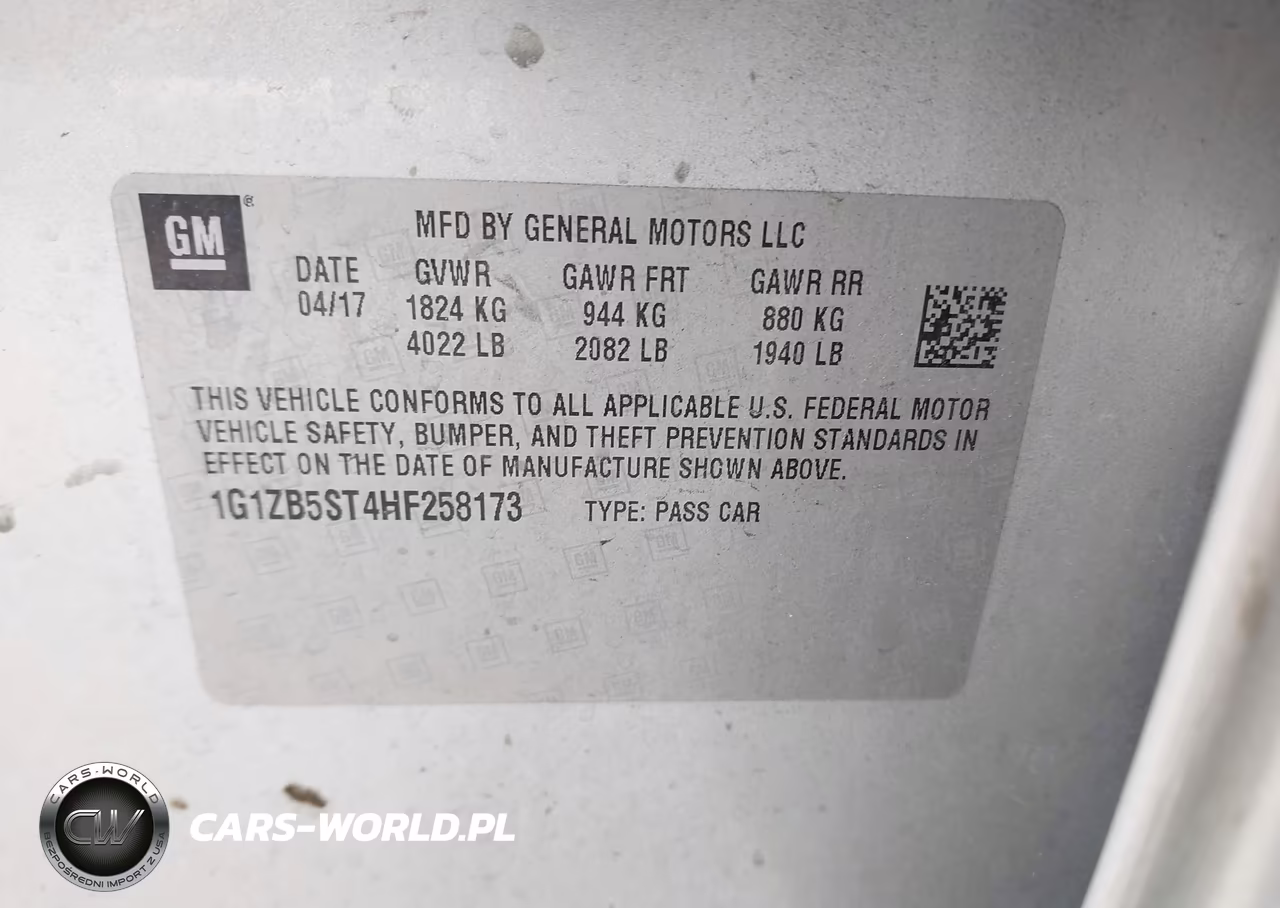 2017 Chevrolet Malibu Ls VIN:1G1ZB5ST4HF258173 - 9