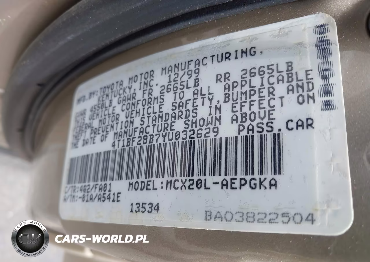 2000 Toyota Avalon Xls VIN:4T1BF28B7YU032629 - 9