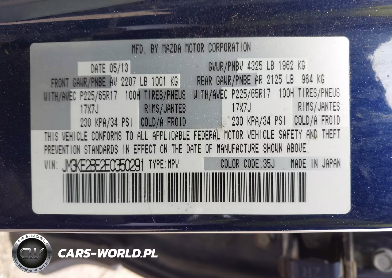 2014 Mazda Cx-5 Sport VIN:JM3KE2BE2E0350291 - 9