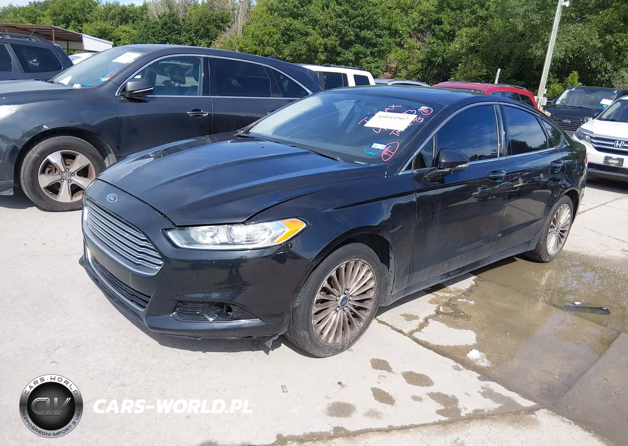 2016 Ford Fusion Titanium VIN:3FA6P0K91GR400893 - 2