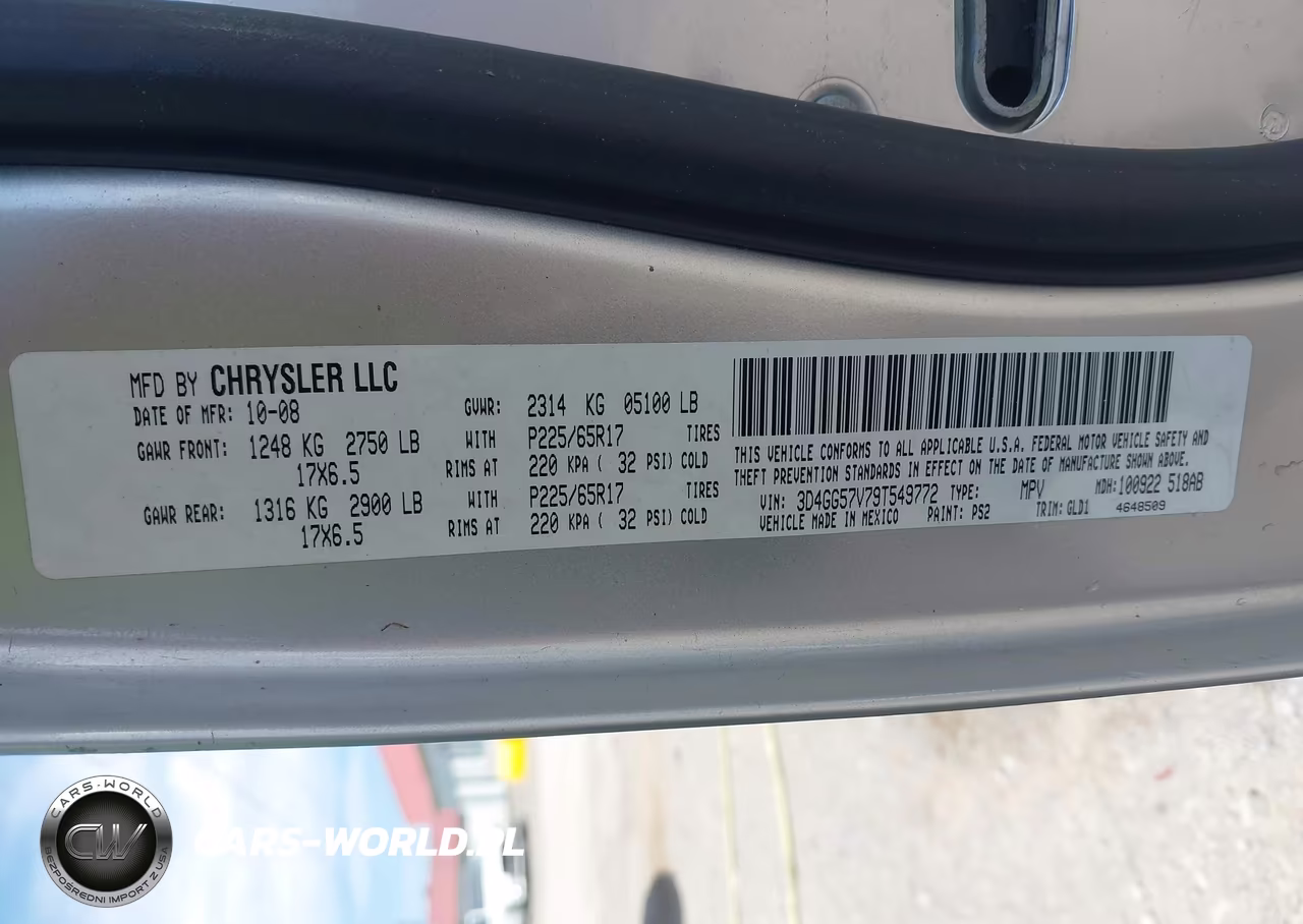 2009 Dodge Journey Sxt VIN:3D4GG57V79T549772 - 9