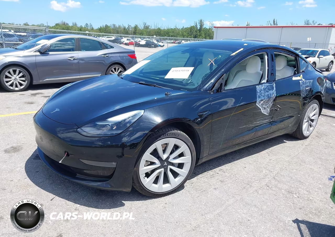 2022 Tesla Model 3 Long Range Dual Motor All-Wheel Drive VIN:5YJ3E1EB1NF154188 - 2