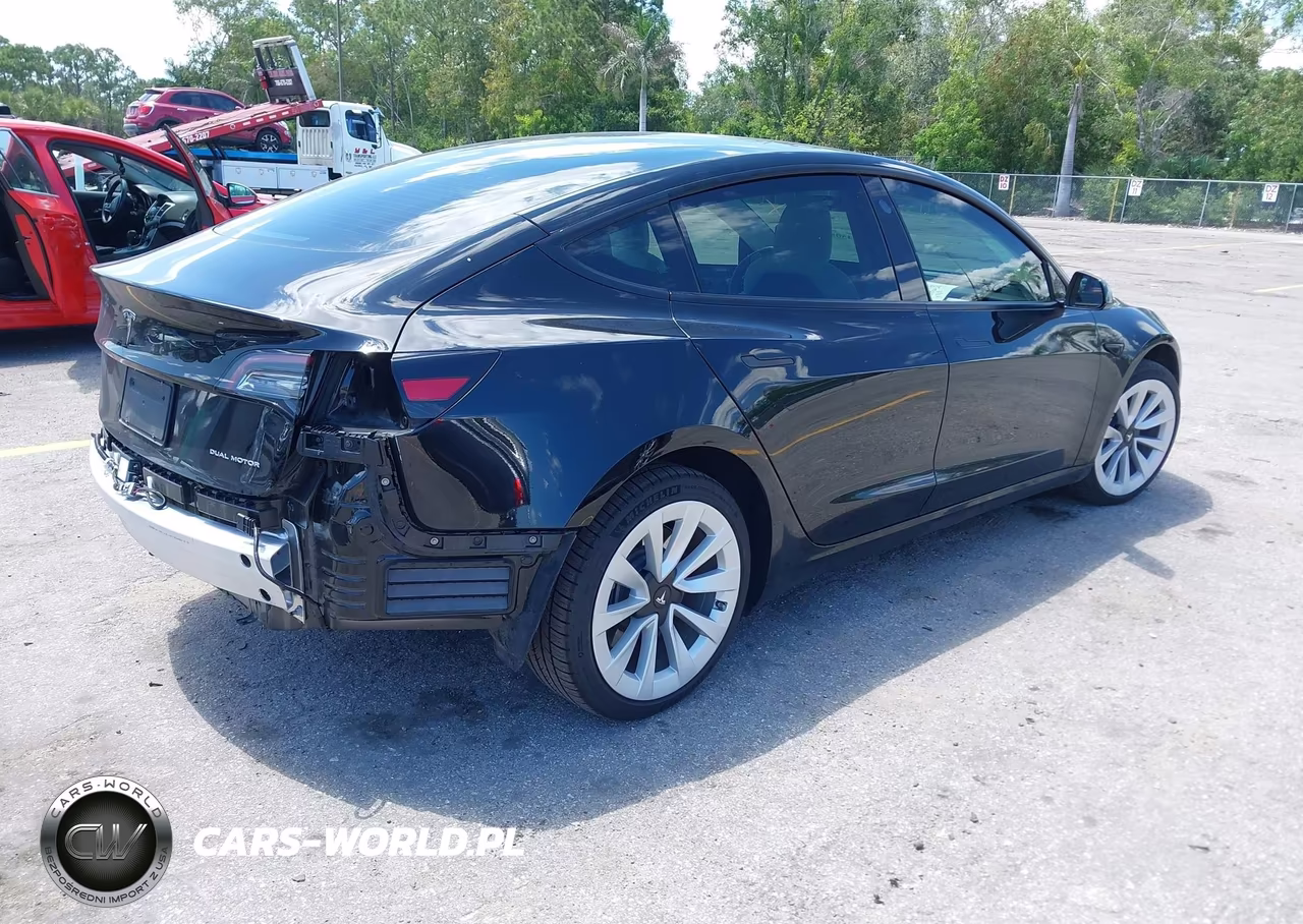 2022 Tesla Model 3 Long Range Dual Motor All-Wheel Drive VIN:5YJ3E1EB1NF154188 - 4