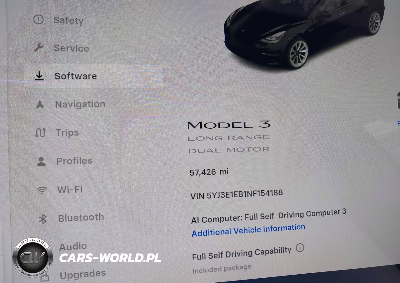 2022 Tesla Model 3 Long Range Dual Motor All-Wheel Drive VIN:5YJ3E1EB1NF154188 - 7