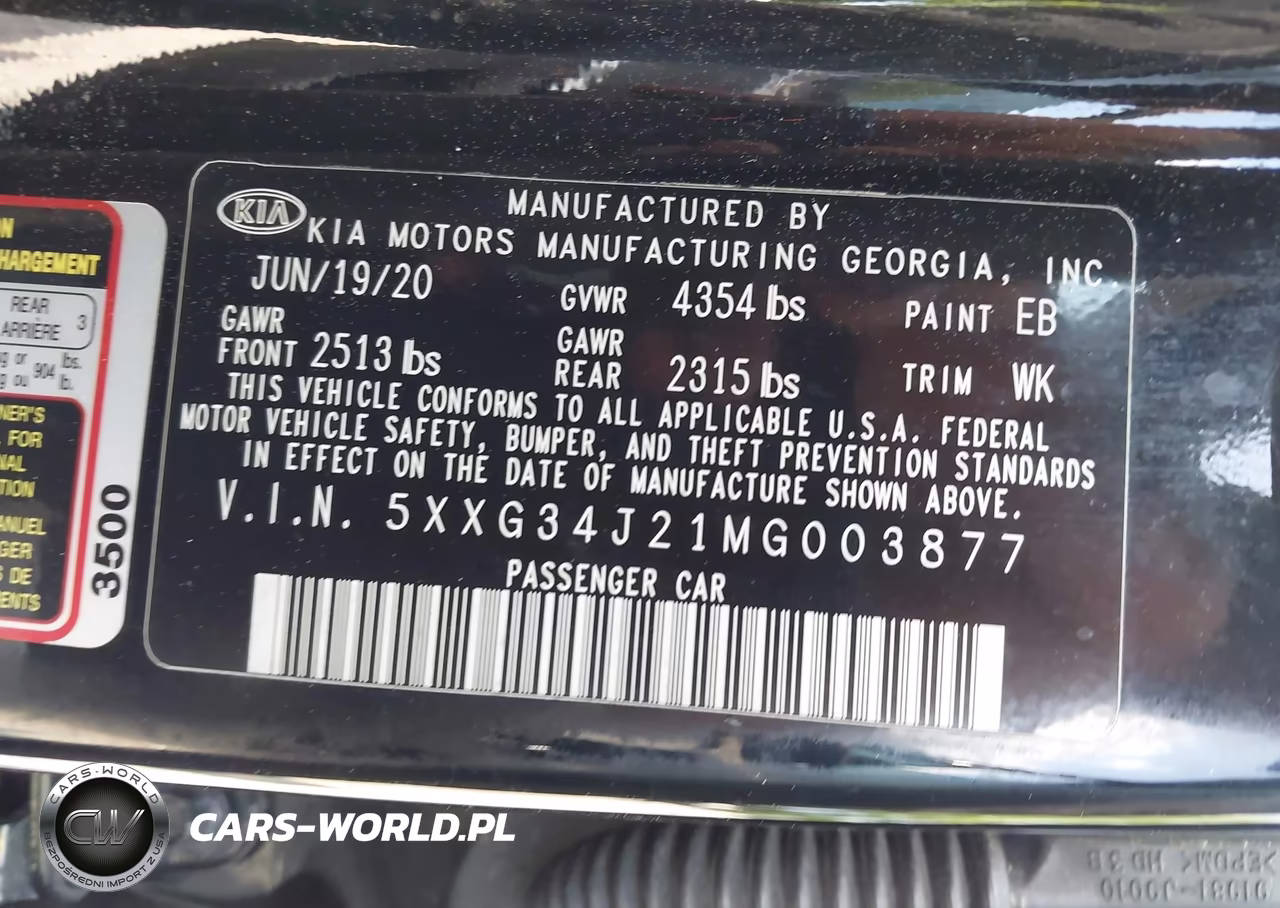 2021 Kia K5 Ex VIN:5XXG34J21MG003877 - 9