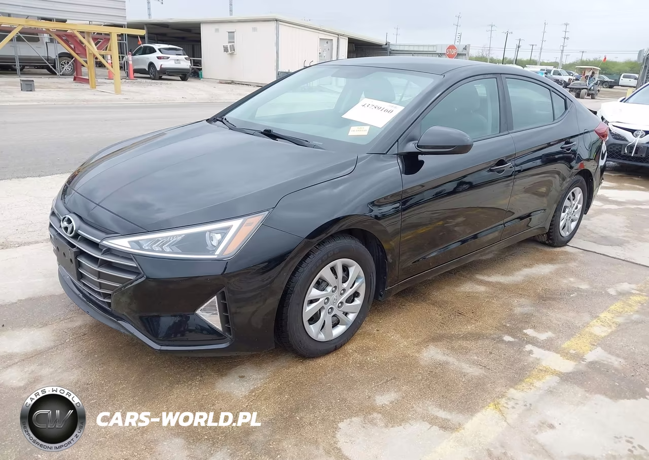 2019 Hyundai Elantra Se VIN:KMHD74LFXKU757791 - 2