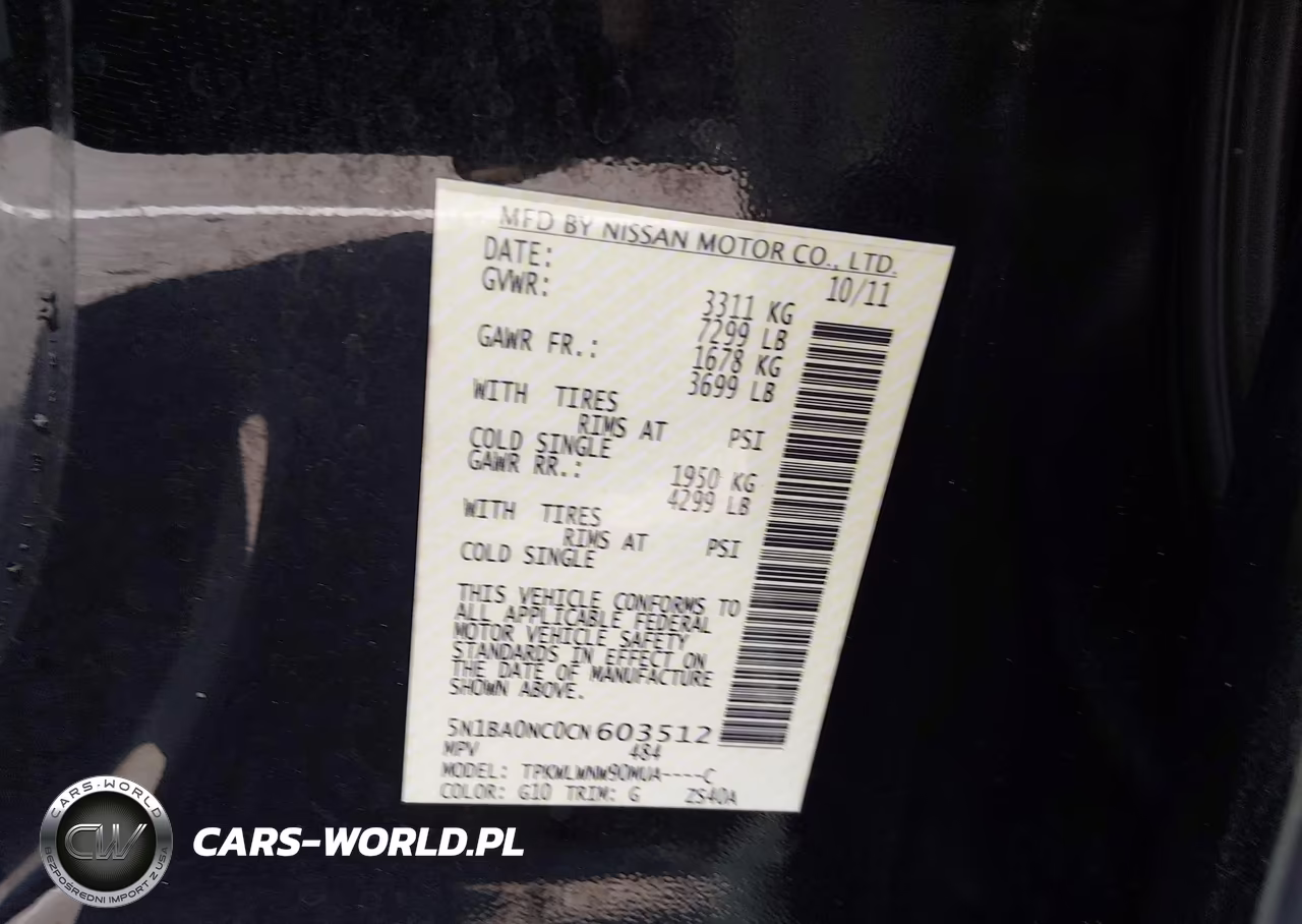 2012 Nissan Armada Platinum VIN:5N1BA0NC0CN603512 - 9