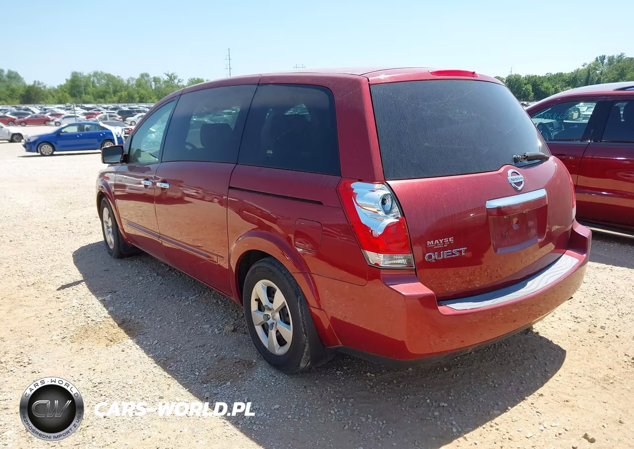 2007 Nissan Quest 3.5 VIN:5N1BV28U97N119543 - 3