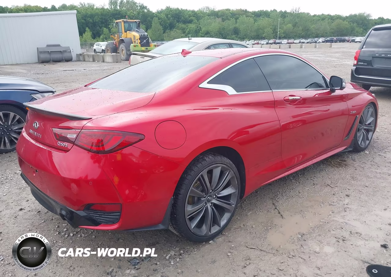 2018 Infiniti Q60 3.0T Red Sport 400 VIN:JN1FV7EK1JM530554 - 4