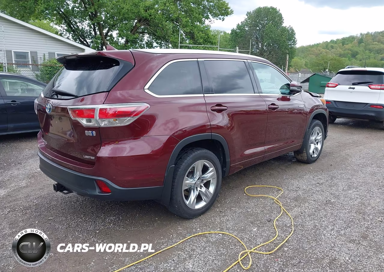2015 Toyota Highlander Hybrid Limited Platinum V6 VIN:5TDDCRFH1FS013503 - 4