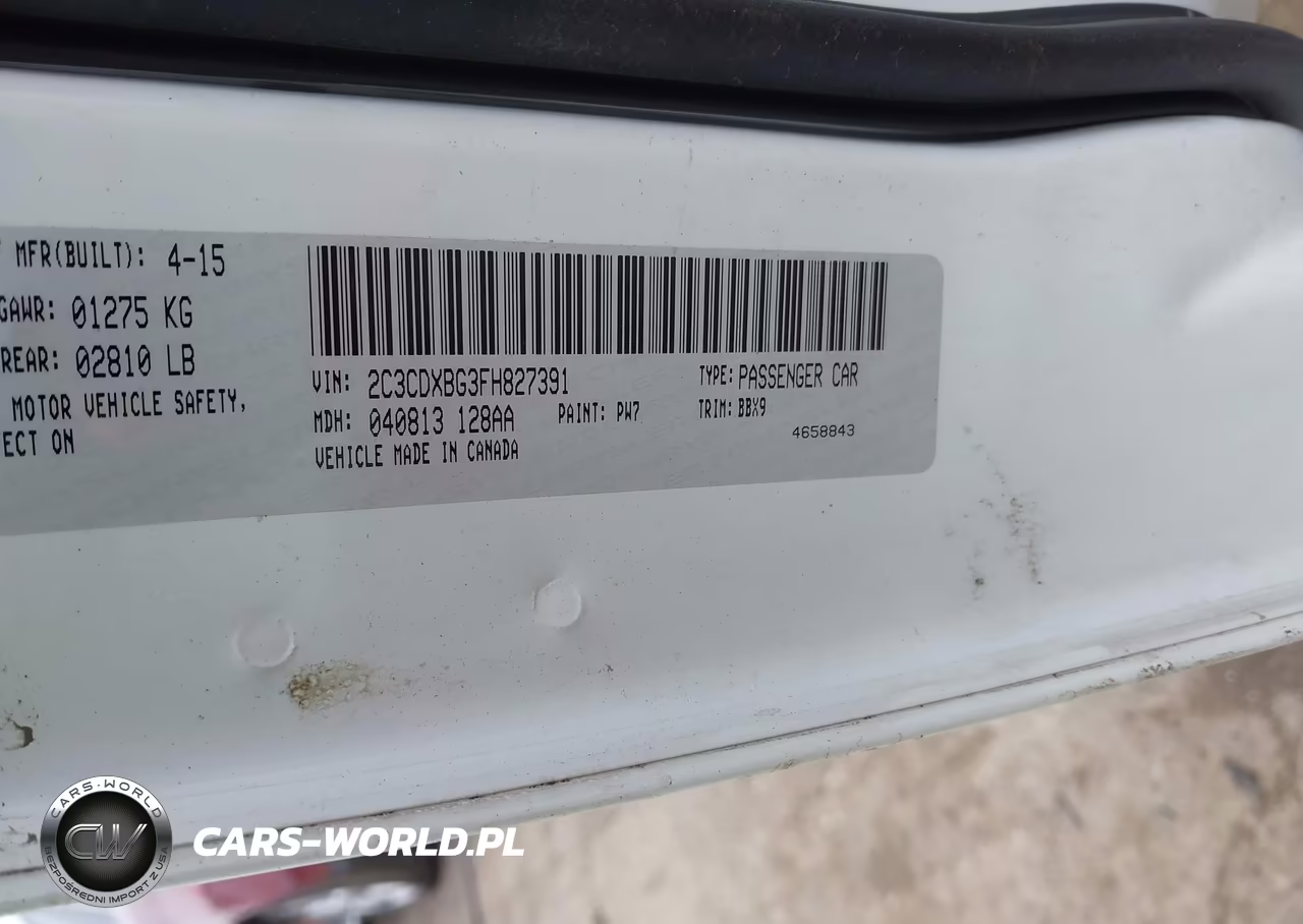 2015 Dodge Charger Se VIN:2C3CDXBG3FH827391 - 9