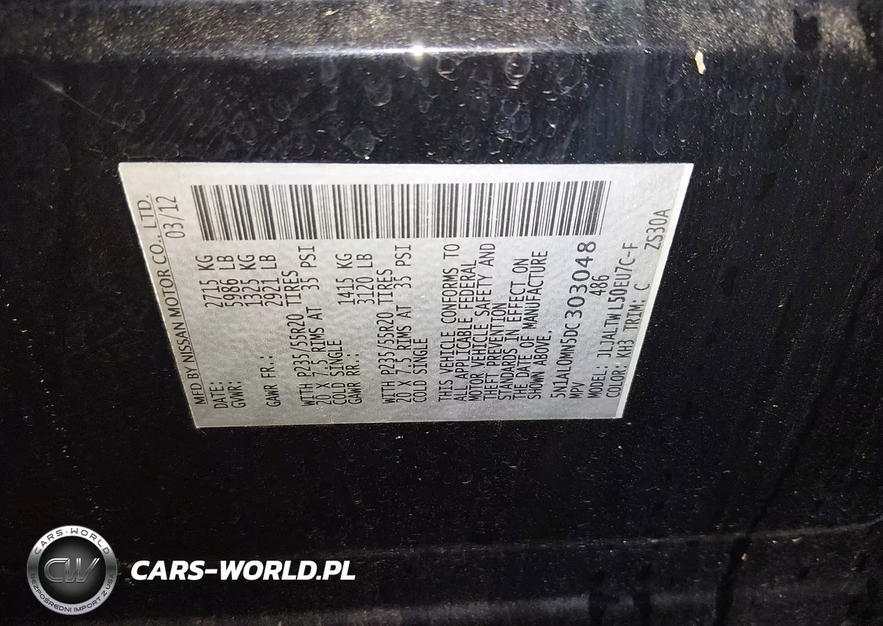 2013 Infiniti Jx35 VIN:5N1AL0MN5DC303048 - 9