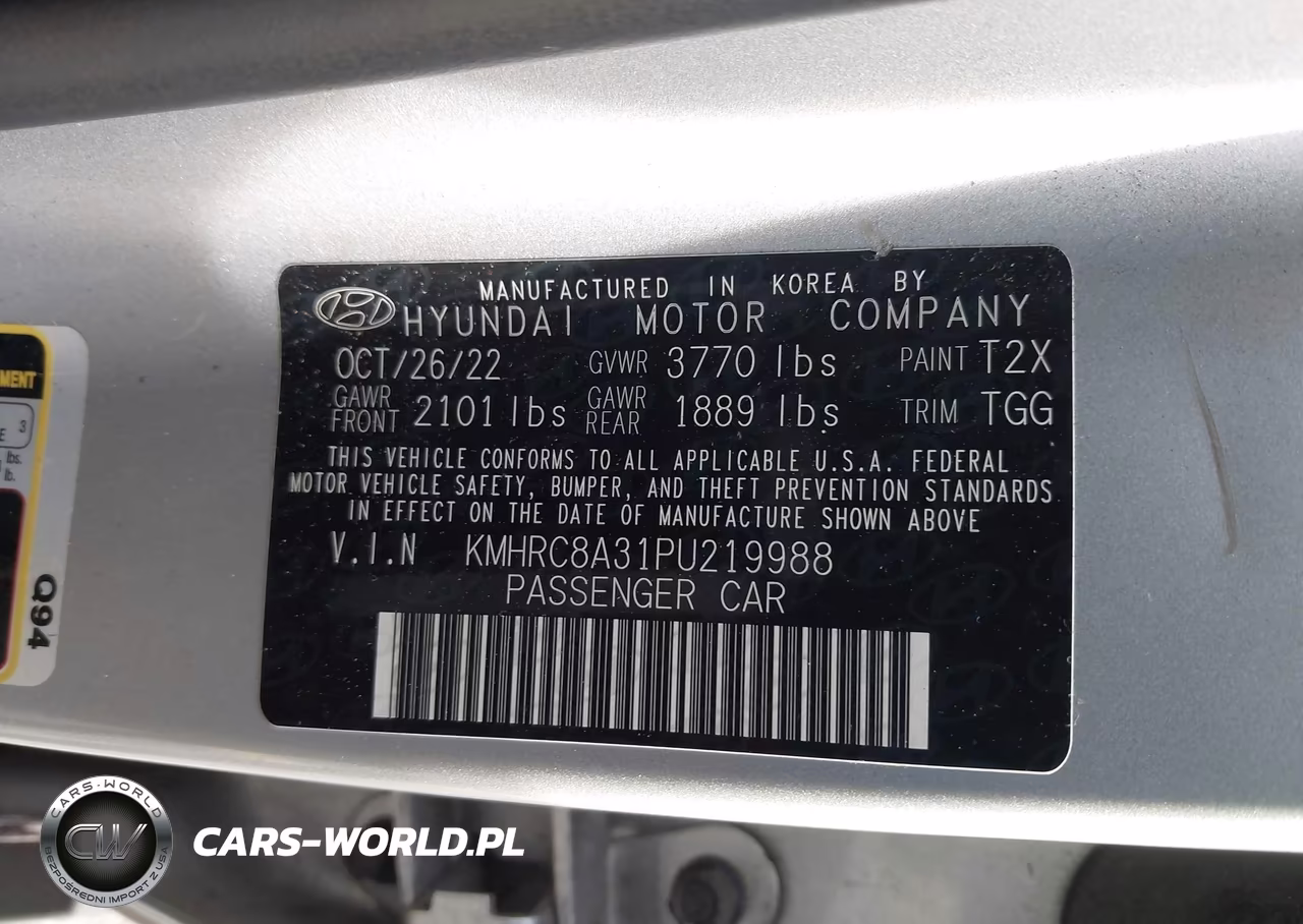 2023 Hyundai Venue Sel VIN:KMHRC8A31PU219988 - 9