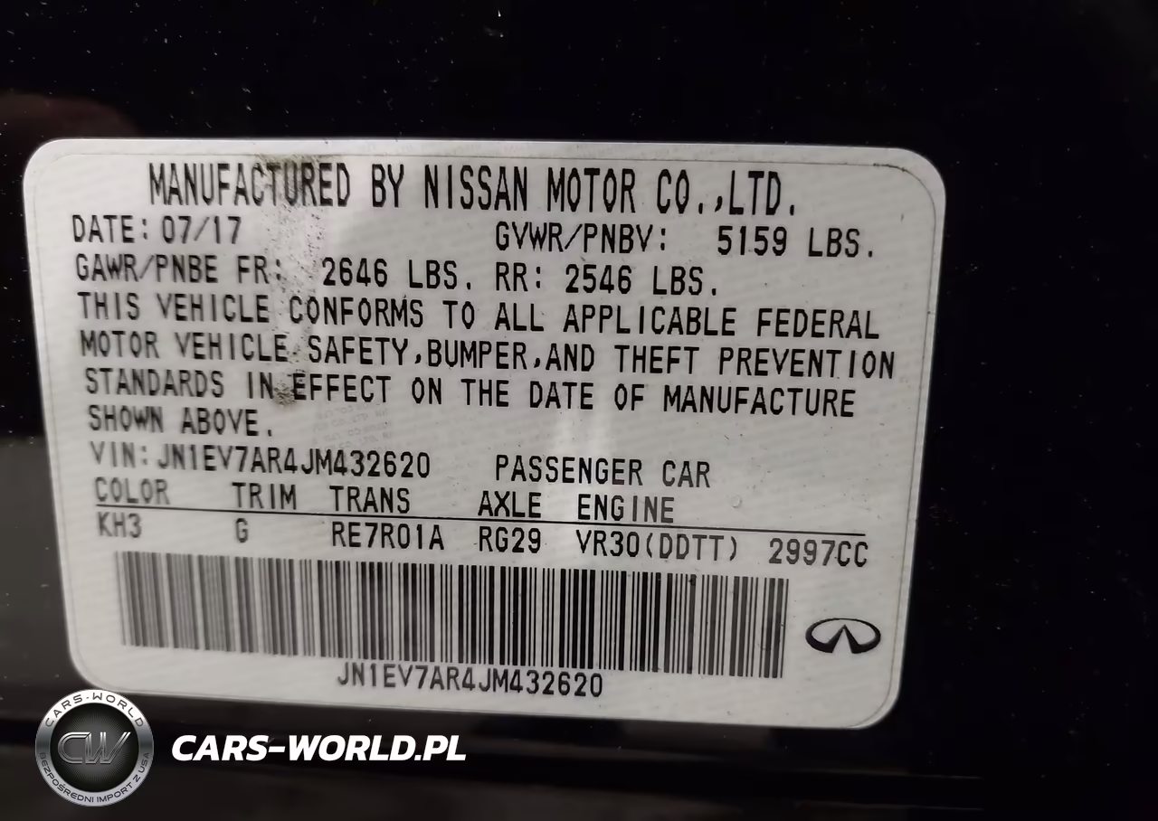 2018 Infiniti Q50 3.0T Luxe VIN:JN1EV7AR4JM432620 - 9