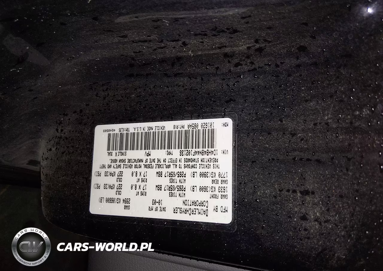 2004 Dodge Durango Slt VIN:1D4HB48N44F102136 - 9