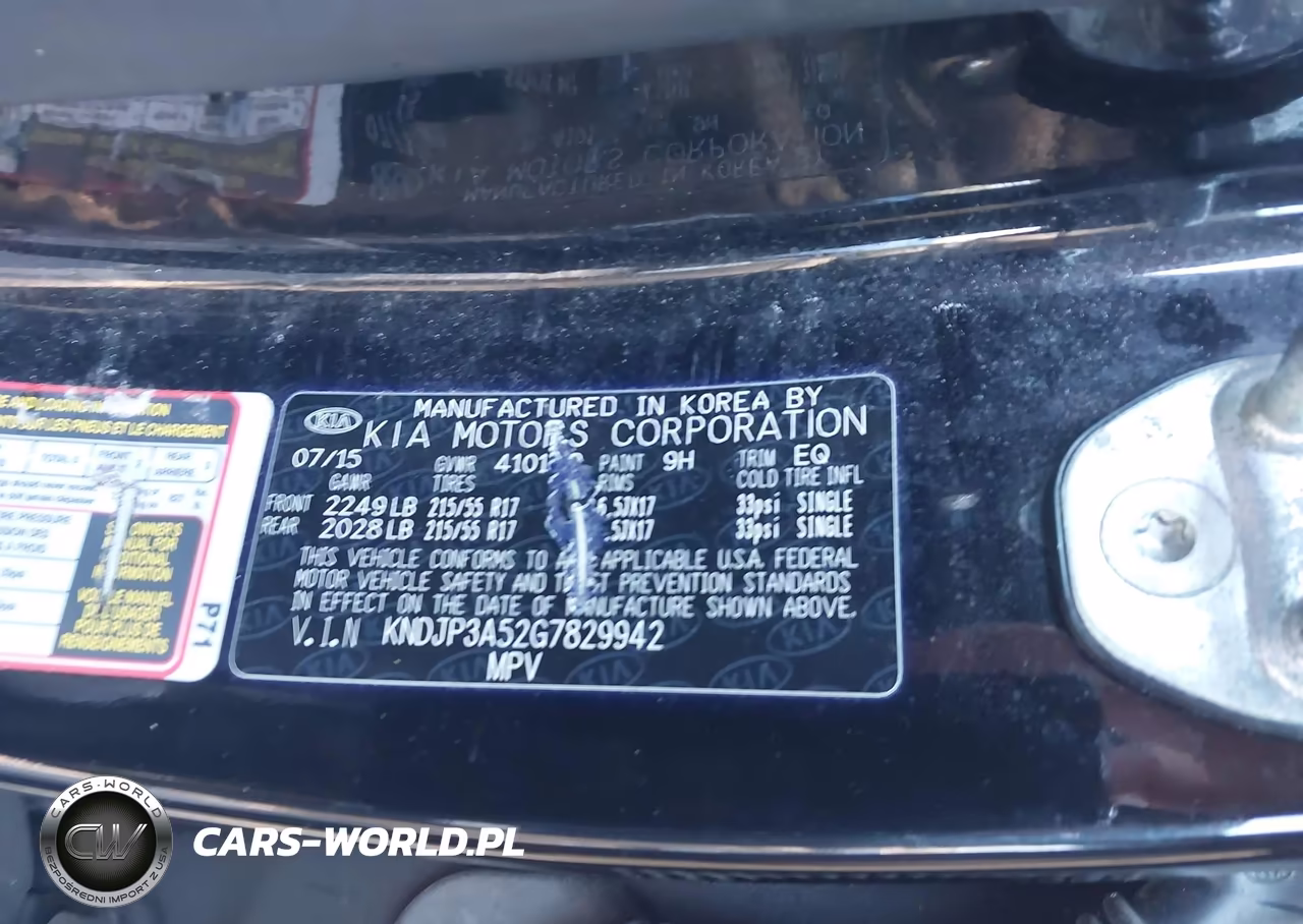 2016 Kia Soul + VIN:KNDJP3A52G7829942 - 9