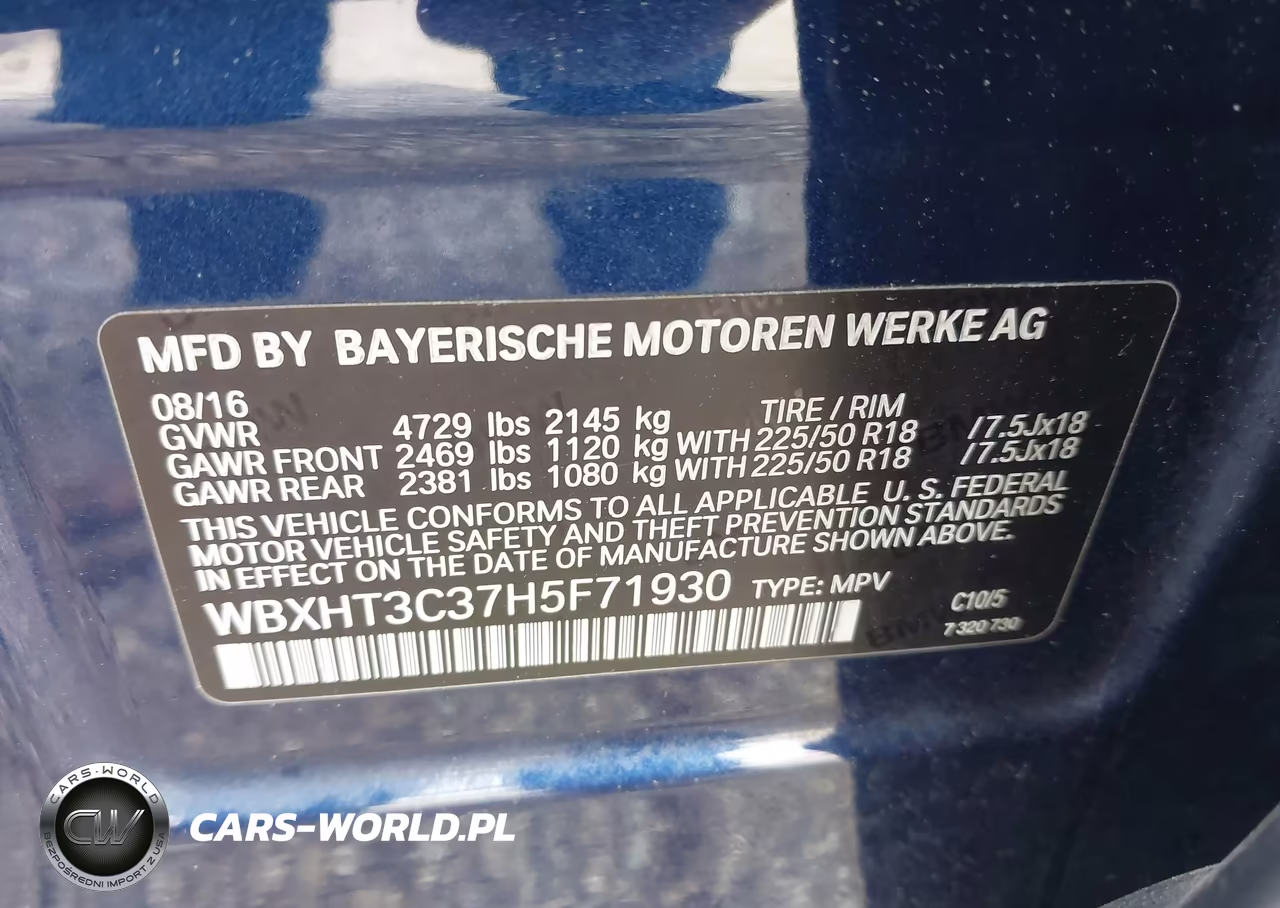 2017 BMW X1 xDrive28I VIN:WBXHT3C37H5F71930 - 9