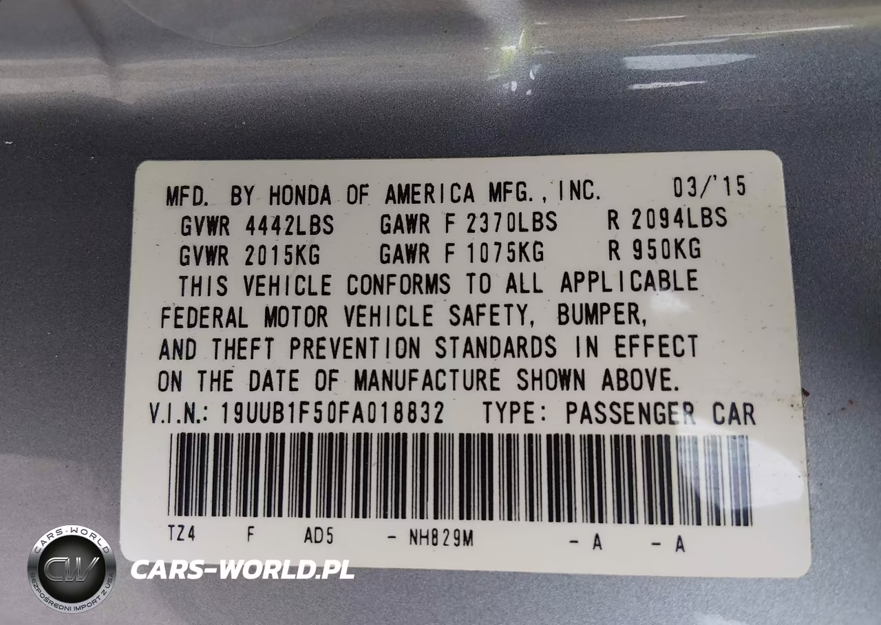 2015 Acura Tlx Tech VIN:19UUB1F50FA018832 - 9