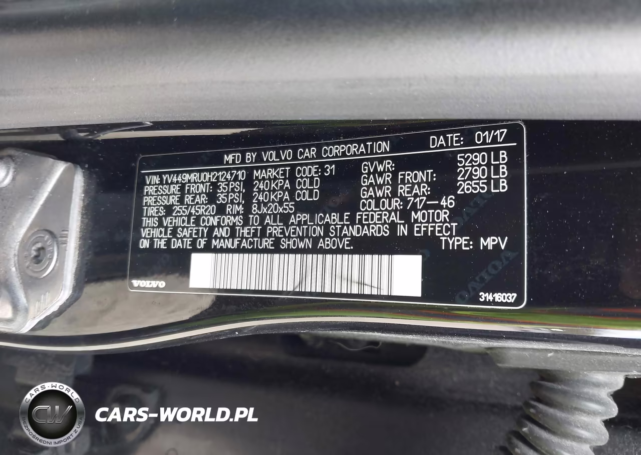 2017 Volvo Xc60 T6 Inscription VIN:YV449MRU0H2124710 - 9