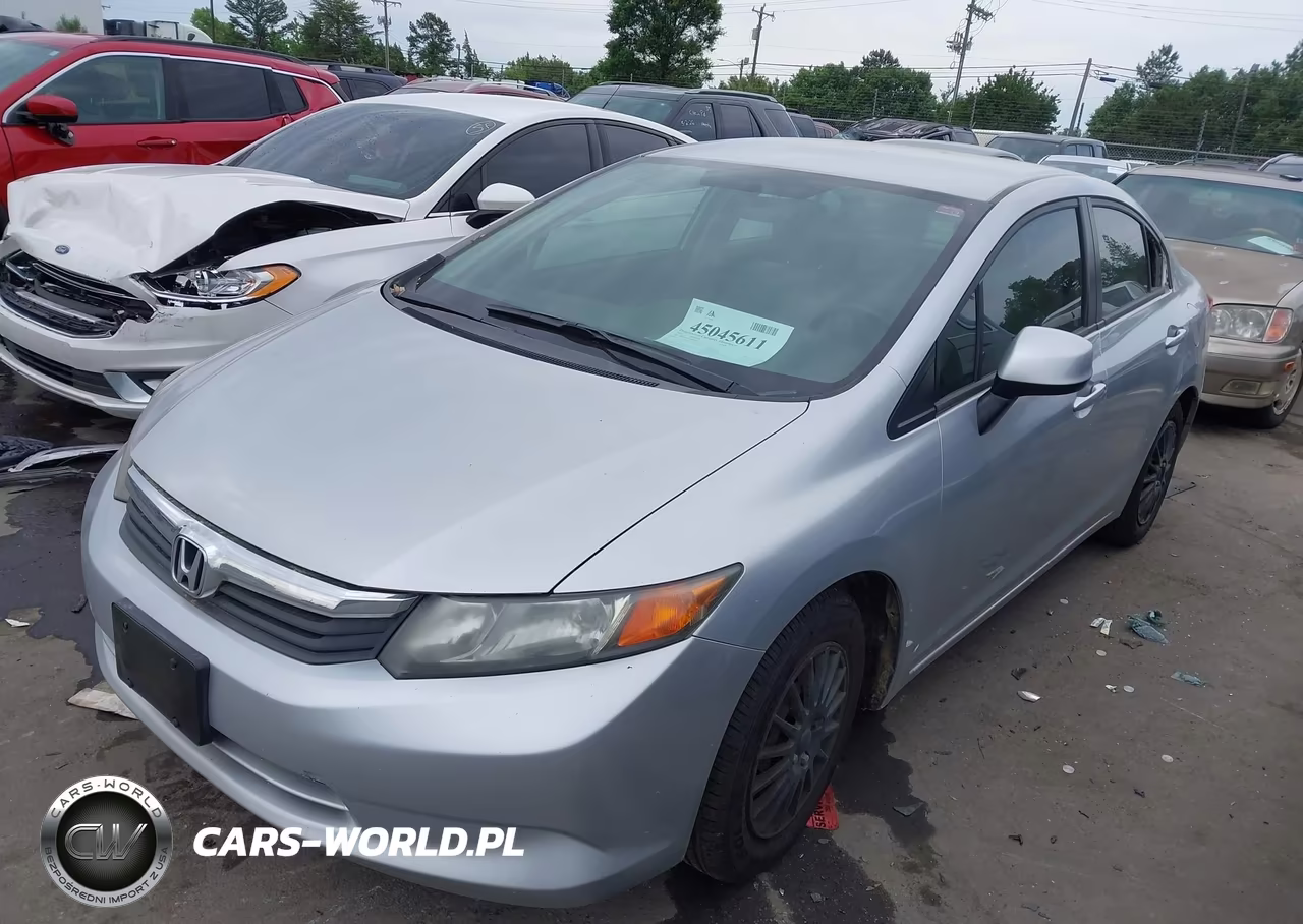 2012 Honda Civic Lx VIN:2HGFB2F5XCH567997 - 2