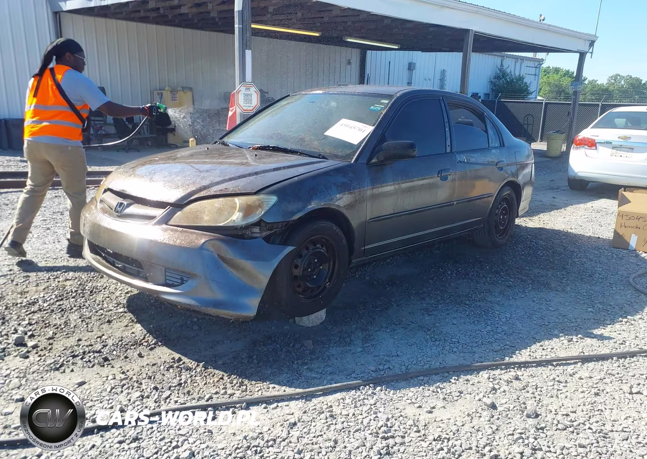 2005 Honda Civic Lx VIN:2HGES16595H593967 - 2