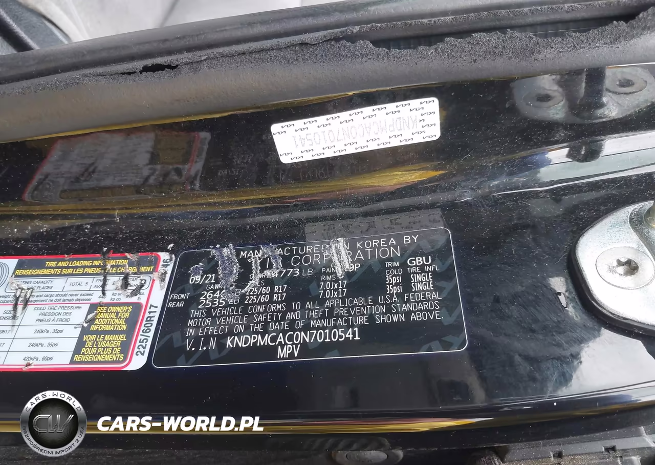 2022 Kia Sportage Lx VIN:KNDPMCAC0N7010541 - 9