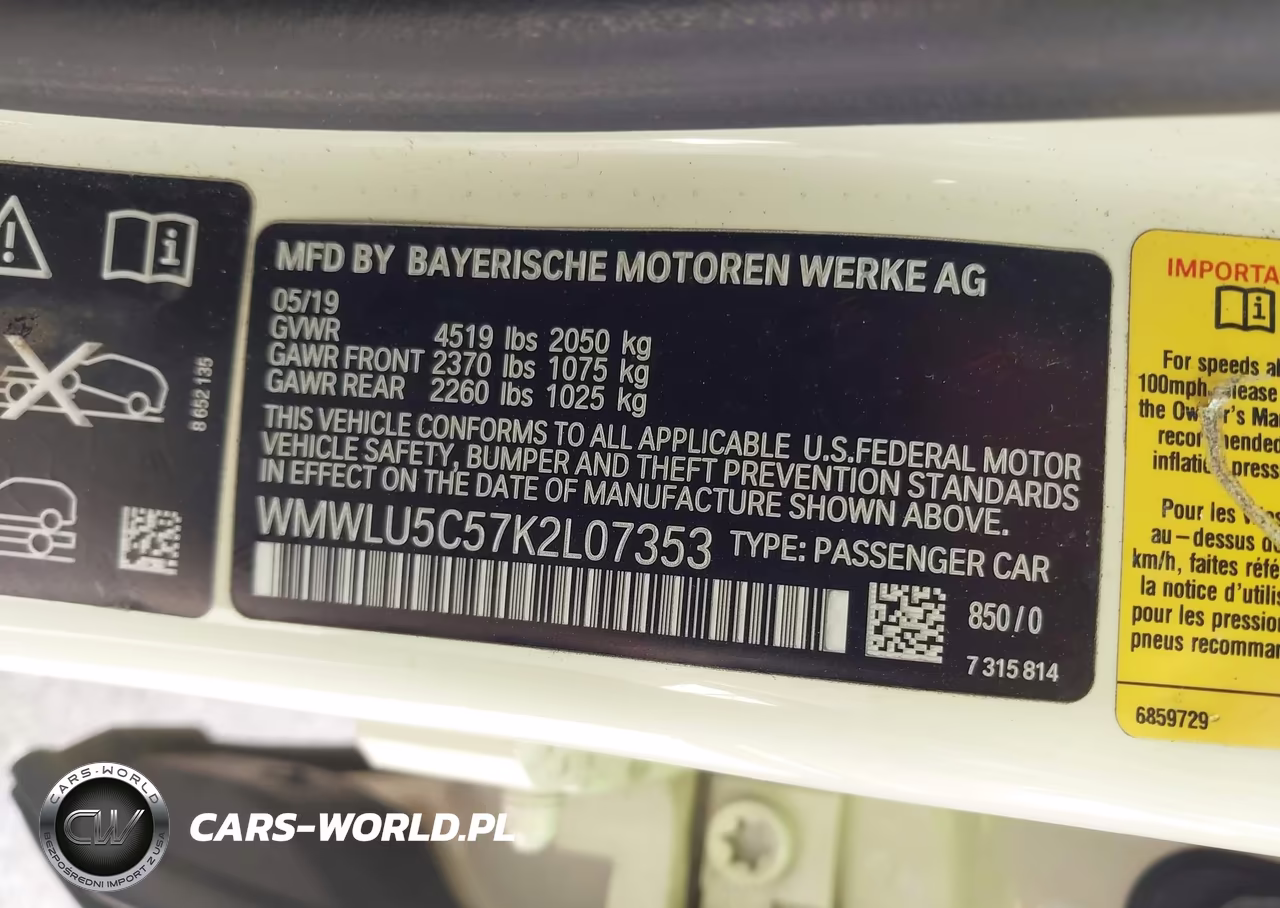 2019 Mini Clubman Cooper S VIN:WMWLU5C57K2L07353 - 9
