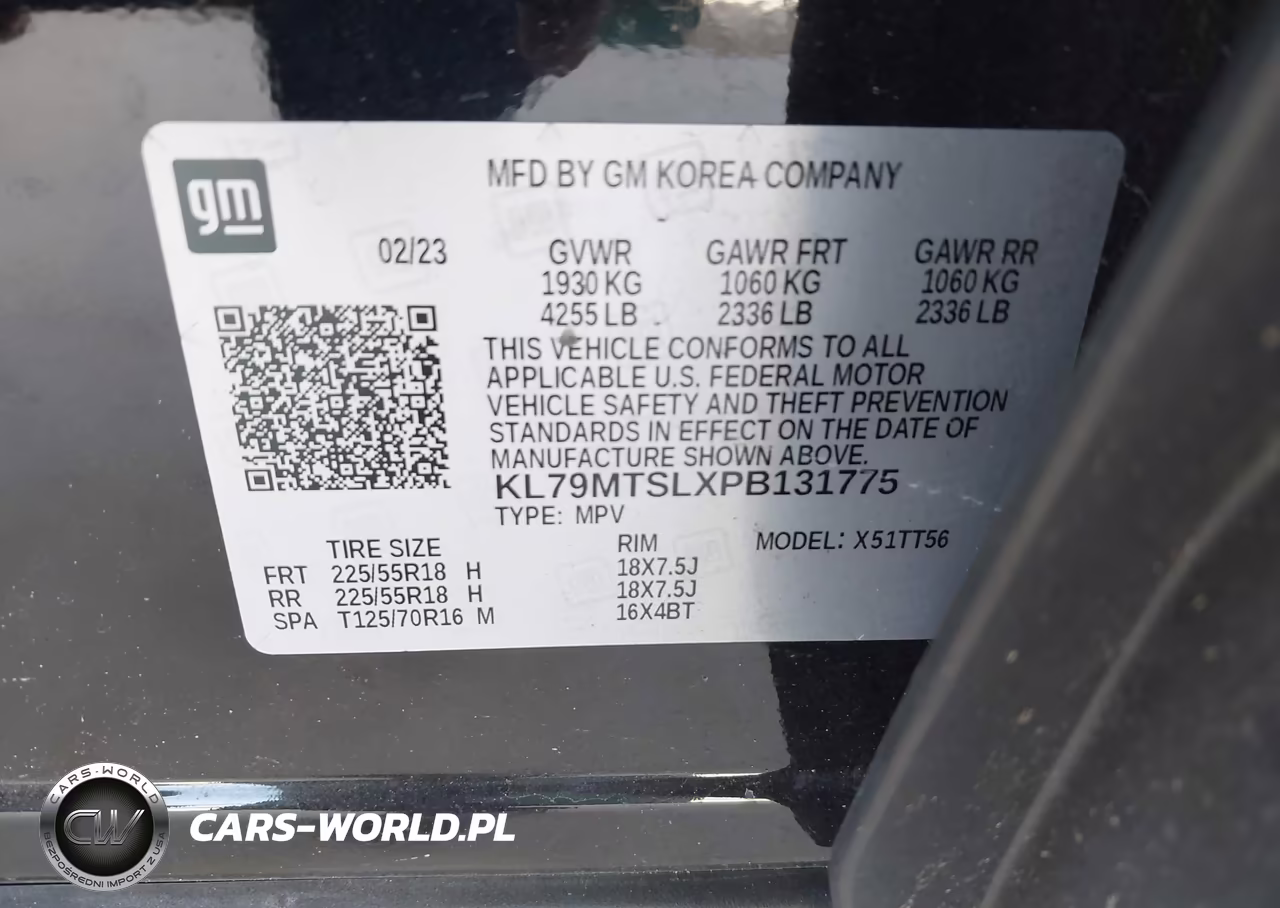 2023 Chevrolet Trailblazer Fwd Rs VIN:KL79MTSLXPB131775 - 9