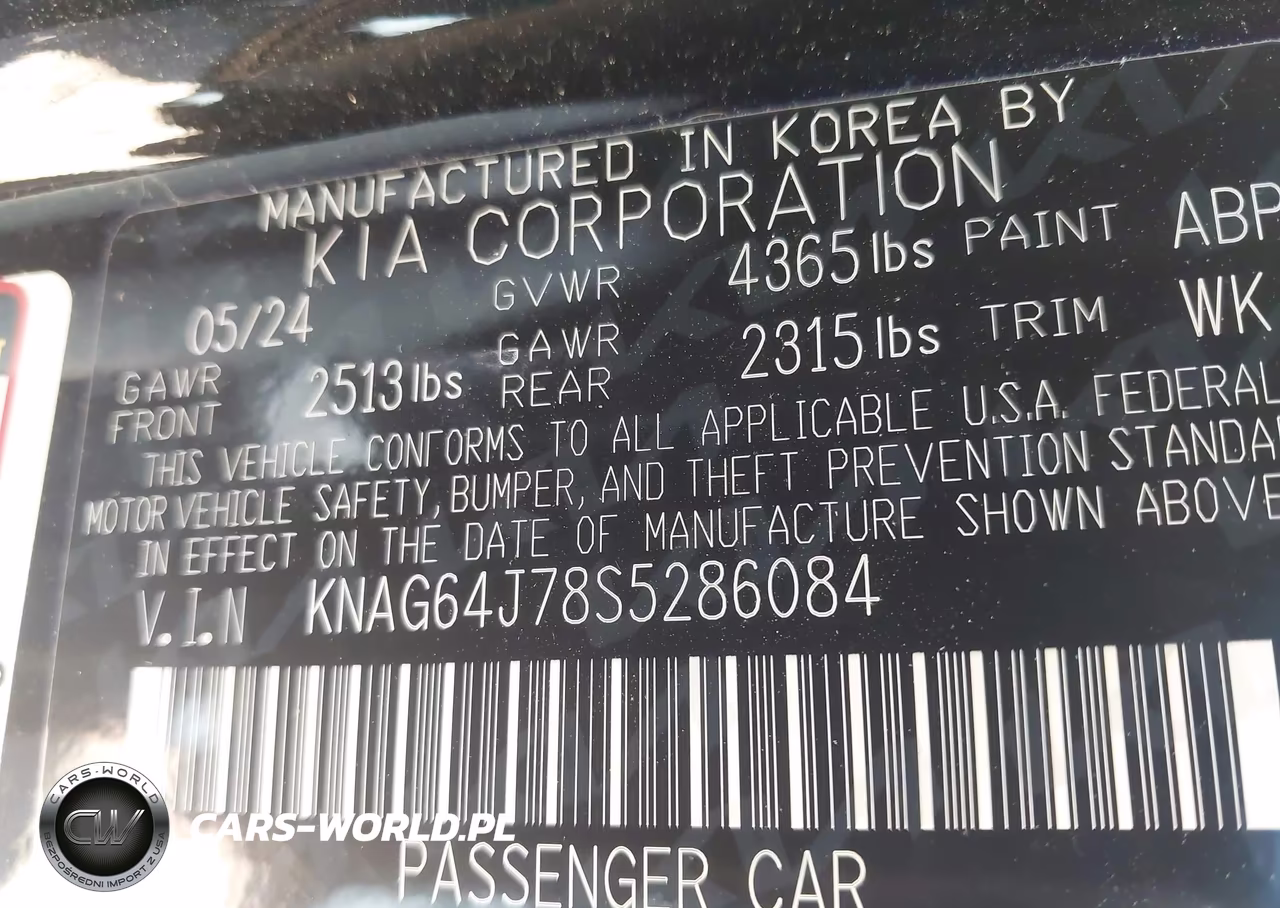 2025 Kia K5 Gt-Line VIN:KNAG64J78S5286084 - 9