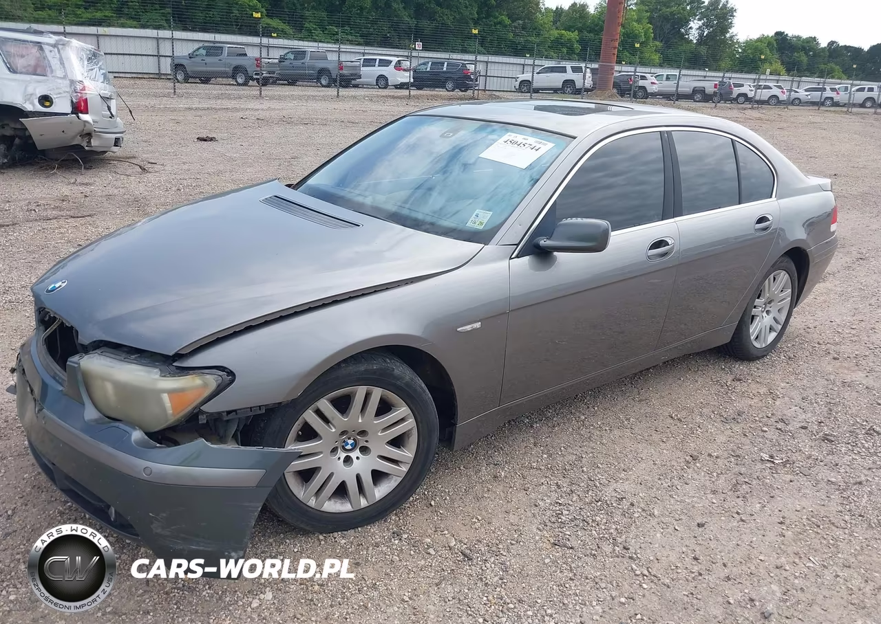 2002 BMW 745I VIN:WBAGL63432DP60861 - 2